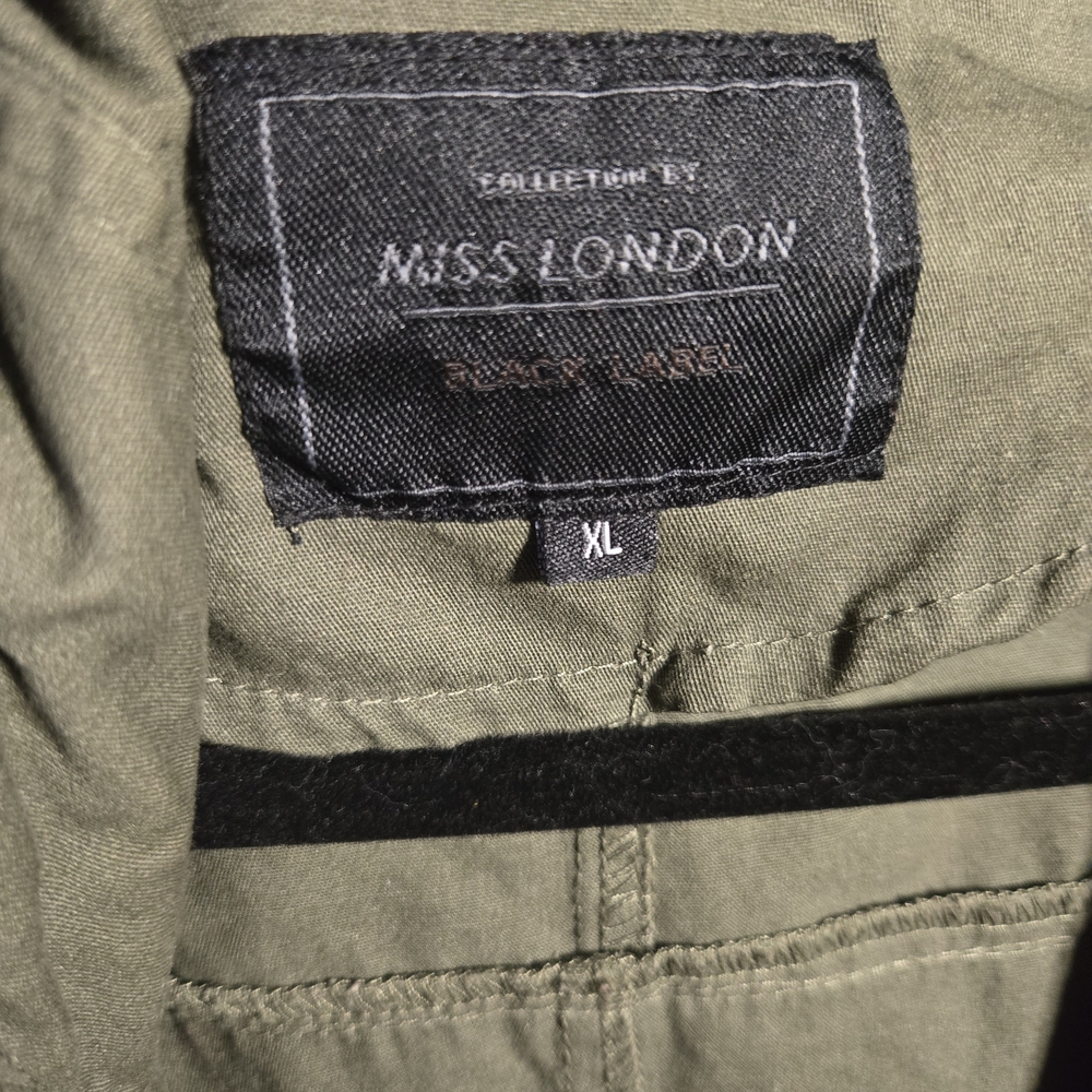 Miss London Black Label Utility Anorak Jacket –‎ Size XL – Great Condition - Picture 7 of 9